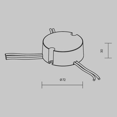 Источник тока DALI NFC DT8 600-1200mA +PUSH DIM, 721028. TM Maytoni