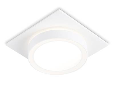 Светильник встраиваемый TN52421 WH/FR белый/белый матовый GX53 max 12W 105*105*45