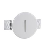 7081/3WL HIGHTECH ODL25 397 Подсветка лестницы круглая металл/гипс IP20 LED 3W 3000K 25° 220V GIPS
