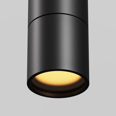 Уличный трековый подвесной светильник Фокус / Focus Led Elasity IP 3000К 8Вт 38° черный, O-TR01-1-P-8WB3K. TM Maytoni