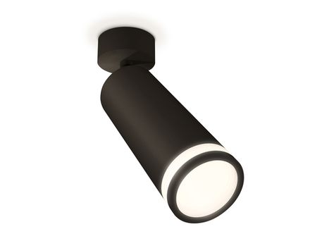 Комплект поворотного светильника XM6343012 SBK/FR черный песок/белый матовый MR16 GU5.3 (A2210, C6343, N6221)