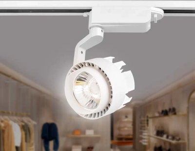 Трековый однофазный светодиодный светильник GL6104 WH белый LED 20W 4200K 24°