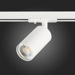 ST300.506.01 Св-к трек. Мат. белый GU10 1*50W  IP20 L100xW54xH142 220V Без ламп