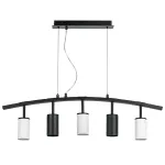 LR735372363 Люстра RULLO 5х50W GU10 ЧЕРНЫЙ/БЕЛЫЙ (571735+214437-2+214436-3)