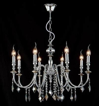 Люстра Crystal Lux MERCEDES SP8 CHROME/SMOKE 0950/308