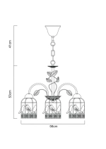 Подвесная люстра Arte Lamp CINCIA A5090LM-5WG, 5хE27