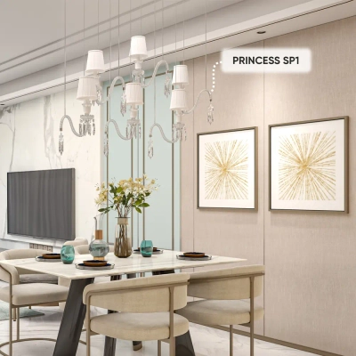 Светильник подвесной Crystal Lux PRINCESS SP1 2760/201