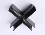 Коннектор X-образный для накладного шинопровода Magnetic GL3376 BK черный 170*170*53.7