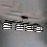Citilux Киото CL133241 Люстра деревянная Венге Хром