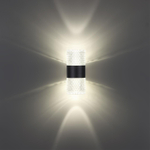 359294 STREET NT24 722 черный Светильник ландшафтный настенный IP65 LED 14W 4000K 175-265V ESTIMA