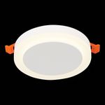 ST104.542.06 Светильник потолочный Белый LED 1*6W 4000K 468Lm Ra&gt;80 120° IP20 D110xH20 170-240V