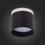ST102.442.09 Светильник потолочный Черный LED 1*9W 4000K 702Lm Ra&gt;80 120° IP20 D79xH75 170-240V