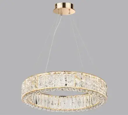 5071/70L HALL ODL24 595 золото/прозрачный/металл/хрусталь/стекло Люстра LED 52W 3700K VERSION