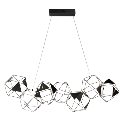 5087/32L L-VISION ODL25 293 черный хром/металл Люстра LED 32W 4000K 1900Лм TRELLIS