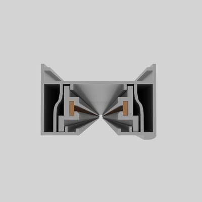 ST001.519.00 Шинопровод однофазный накладной  ST-Luce Белый Длина 1 000мм