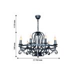 Подвесная люстра Palermo 2162-9P, 9*E14*40W. ТМ F-Promo