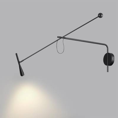 7030/5WL HIGHTECH ODL25 677 Настенный светильник металл/черный IP20 LED 1*5W 3000K 220V PIX