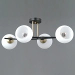 IL0798-4CSQ-25 BK AB TRENTO светильник потолочный ILLUMICO, E14х4