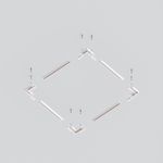 Шинопровод 2м Exility низкопрофильный подвесной круглый, TRXM034-R-412W. TM Maytoni