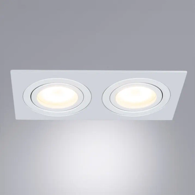 Точечный встраиваемый светильник Arte Lamp TARF A2168PL-2WH, 2хGU10