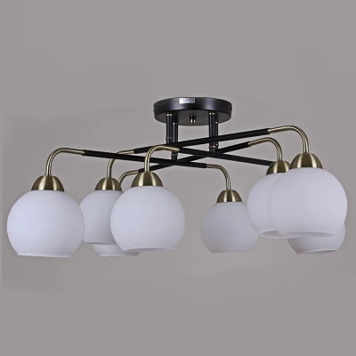 IL0252-8CSQ-79 BK AB светильник потолочный ILLUMICO, E27х8