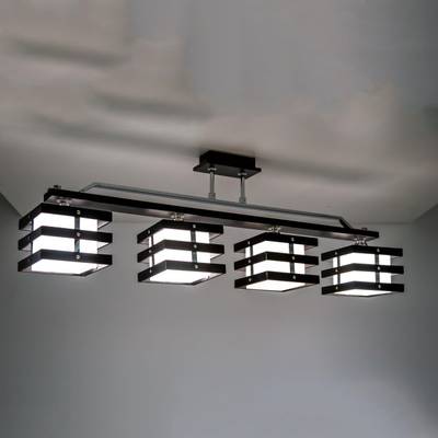 Citilux Киото CL133241 Люстра деревянная Венге Хром