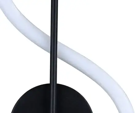 08040-L,19 Настенный светильник Далия черный w23*9 h59 Led 15W (4000K)