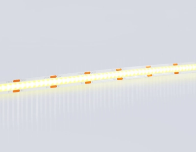 Светодиодная лента GS4901 COB 608Led/ 12W m/ 24V IP20 CCT 3000-6500K/ 5m*8mm*2.2mm кратность резки 26,31mm (3 конт.)