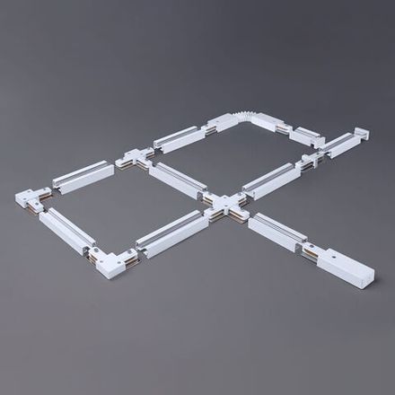 Basic System Коннектор угловой для шинопровода белый TRC-1-1-L-WH