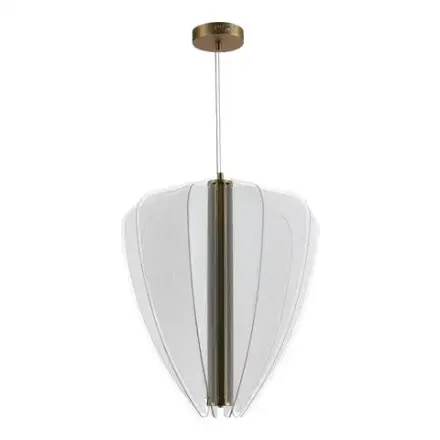SL6509.213.01 Светильник подвесной ST-Luce Латунь/Прозрачный LED 1*75W 4000K