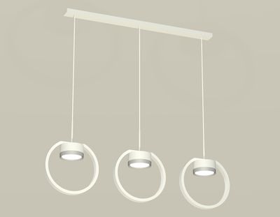 Комплект подвесного светильника XB9106101/3 SWH/MCH белый песок/хром матовый GX53 (C9106, N8121)