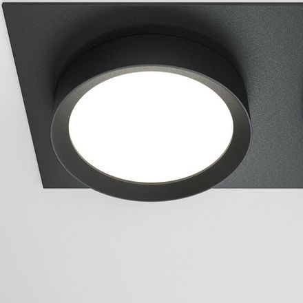 Встраиваемый светильник Hoop GX53х2, DL086-02-GX53-SQ-B. TM Maytoni