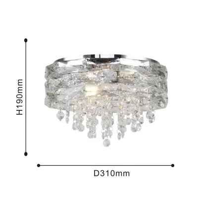 Потолочная люстра Icicle 4250-3C, 3*G9*40W. ТМ F-Promo