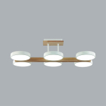 8030/108CL LEDIO LN26 345 белый, дерево/металл/акрил Потолочный светильник LED 108W 3000/4000/6000К 220V PLATO