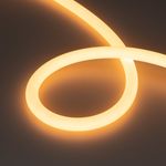 Светодиодная лента герметичная MOONLIGHT-TOP-M768-D18mm 24V White-MIX 360deg (14.4 W/m, IP65, 2216, 5m, wire x1) (Arlight, Вывод кабеля прямой)
