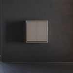 VLS000314 Клавиши для выключателя/переключателя двухклавишного, S70 (капучино). (ТМ Maytoni)