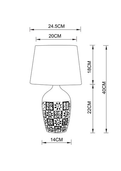 Декоративная настольная лампа Arte Lamp TWILLYA4237LT-1GY, 1хE27