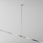 Крепление потолочное Long одинарное 700мм Flarity платина, TRA159C-S1-PT. TM Maytoni