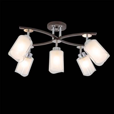 Citilux Фортуна CL156152 Люстра с поворотными плафонами Венге Хром