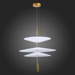 SL6101.223.01 Люстра подвесная ST-Luce Золотистый/Белый LED 1*15W 3000K