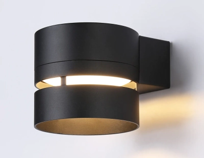 Светильник настенный TN71073 BK черный GX53 max 12W 85*75*110