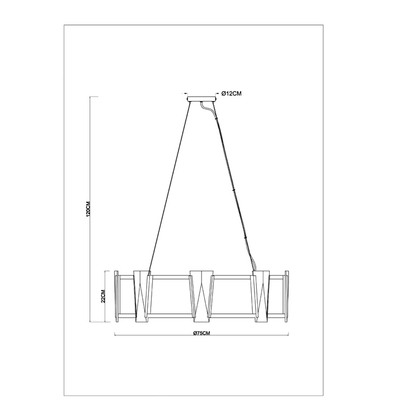 Подвесная люстра ARTE LAMP GRATO A4079LM-8CC, 8хE14