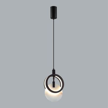5422/17L HIGHTECH ODL_EX25 105 черный/металл/алебастр Подвес LED 17W 3000K 986Лм MERCURY