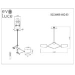 SLE6005-402-03 Светильник потолочный Черный, Золотистый/Черный LED 3*10W