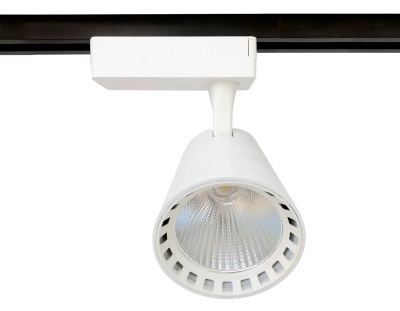 Трековый однофазный светодиодный светильник GL5974 WH белый LED 15W 4200K 24°