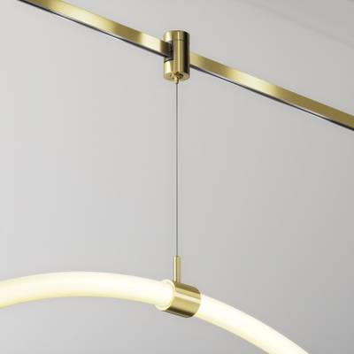 Коннектор с тросовым подвесом Tau в шинопровод Flarity латунь TRA154SW-1BS. TM Maytoni