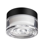 7156/6CL HIGHTECH ODL26 493 светильник черный/прозрачный/стекло/поликарбонат IP65 LED 6W 410Лм 2200/2700/3000K 120° 220-240V RONDA