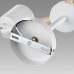 8097/6C MODERNI LN25 269 белый/белый металл, дерево/металл Люстра потолочная Е27 6*60W 220V ROSALINA