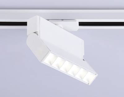 Светильник светодиодный трековый GL6812 WH белый LED 6W 4200K 24° 115*22*87