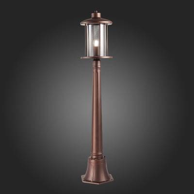 SL080.415.01 Светильник уличный наземный ST-Luce Темный кофе/Прозрачный, Темный кофе E27 1*60W
